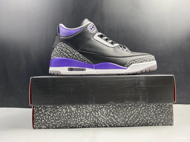 Reps TBK 050 Black Jordan Retro Court CT8532 Purple Air 3 0821